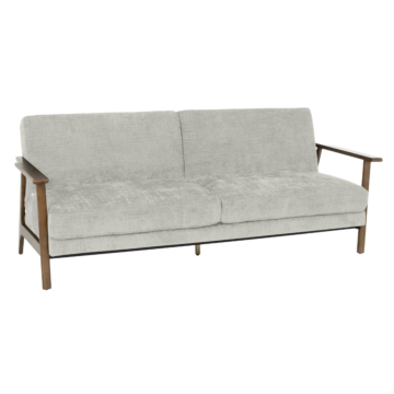 Разтегателен диван - тройка UVIRA - крем (3551513)