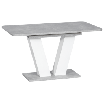 Разтегателна трапезна маса ALARA - бяла (3531069)