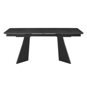 Разтегателна трапезна маса CARORA - черна (3531080)