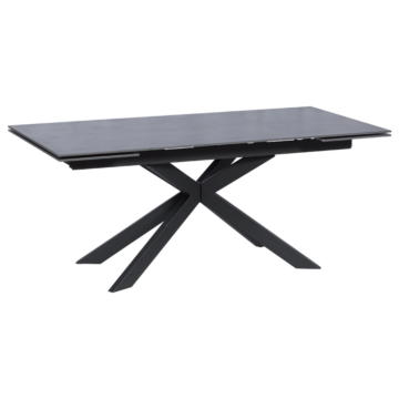 Разтегателна трапезна маса ELK - черна (3530998)