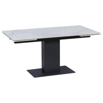 Разтегателна трапезна маса JURATA - бяла (3530994)