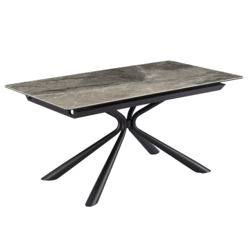 Разтегателна трапезна маса KETY - сива (3531036)