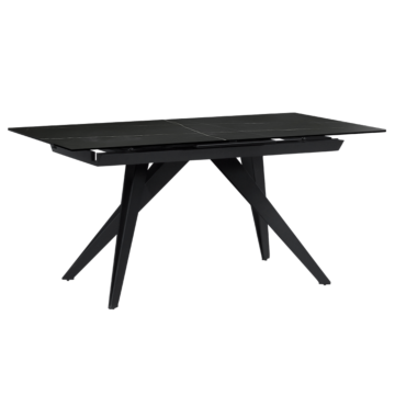 Разтегателна трапезна маса KONIN - черна (3531021_1)