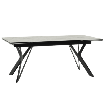 Разтегателна трапезна маса MARKI - бяла (3531035)