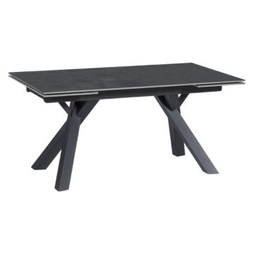 Разтегателна трапезна маса OPOLE - тъмносива (3530996_1)