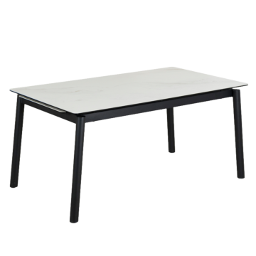 Разтегателна трапезна маса WARTA - бяла (3531098)