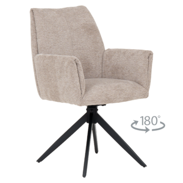 Трапезен стол ALBANS - бежов (3532269)