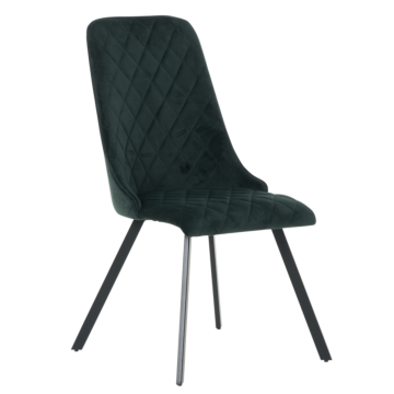 Трапезен стол ATLANTA - тъмнозелен (3532098)