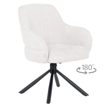 Трапезен стол BANGOR - крем (3532259)