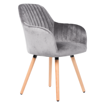 Трапезен стол Carmen 9970 - сив (3530267)