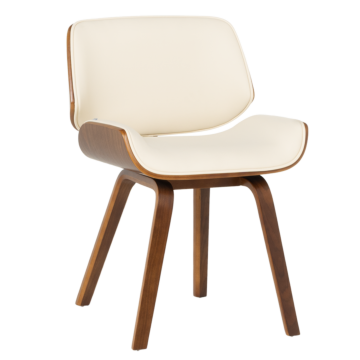 Трапезен стол Carmen 9976 - орех-крем (3530308)