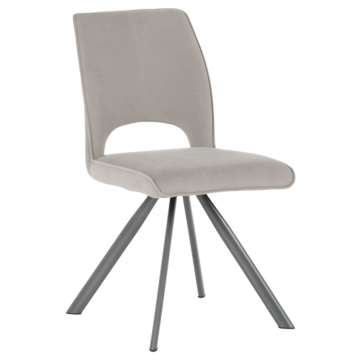 Трапезен стол CRAVEN 2 - светлосив MJ 3 (3532382)