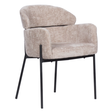 Трапезен стол CROTONE - светлобежов (3532124_1)