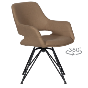 Трапезен стол DEVON - пясъчно SF 1 (3532095_1)