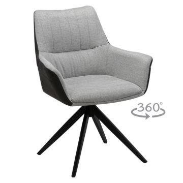 Трапезен стол DOVER - светлосив BF 5 (3532070)