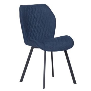 Трапезен стол FANO - тъмносин (3532123)