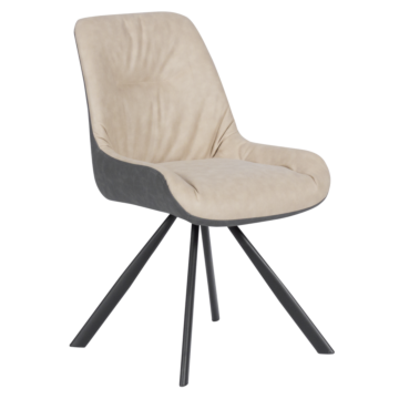 Трапезен стол FROME - крем SF 2 (3532009)