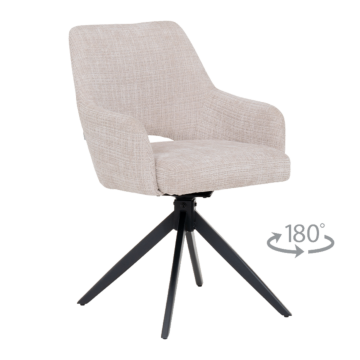 Трапезен стол HEREFORD - крем (3532263)