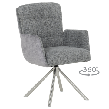 Трапезен стол KEILA - сив (3532270)