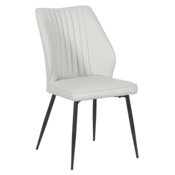 Трапезен стол LAREDO Y еко кожа - светлосив 29 (3532141)