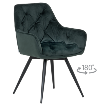 Трапезен стол LATINA PREMIUM - зелен (3532401)