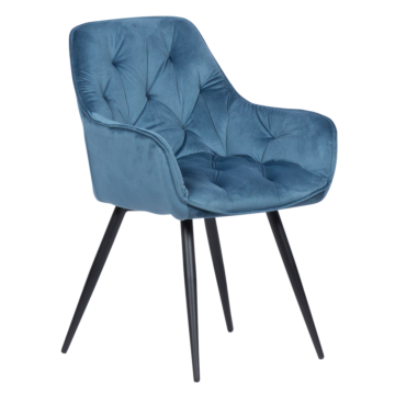 Трапезен стол LATINA - син (3532107)