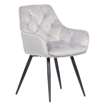 Трапезен стол LATINA - светлосив (3532104)