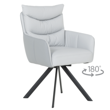 Трапезен стол LURGAN - сив 68 (3532391)