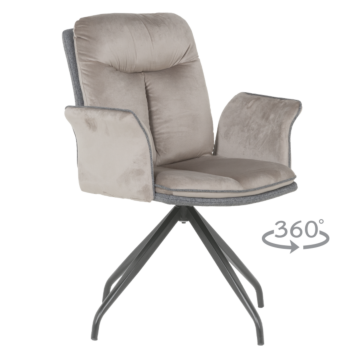 Трапезен стол MARLOW 2 - мишо сив BF 2 (3532397)