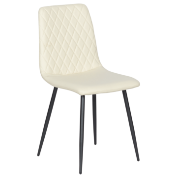 Трапезен стол MONZA еко кожа - крем (3532134)