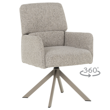 Трапезен стол NARVA - крем (3532274)