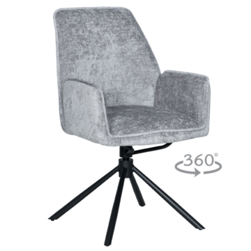 Трапезен стол PRATO - светлосив (3532159)