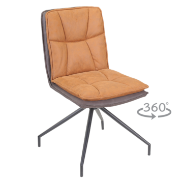 Трапезен стол RAMSEY - медено кафяв BF 1 (3532090_1)