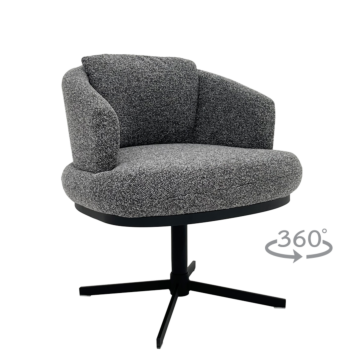 Трапезен стол RAPINA - черен 460 (3532286)