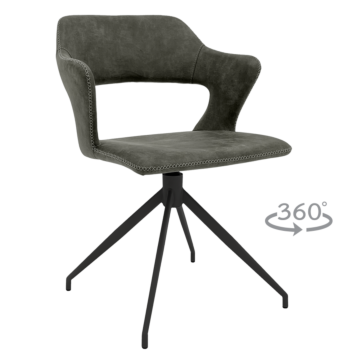 Трапезен стол RAPLA - тъмносив 09 (3532252_1)