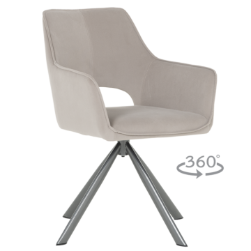 Трапезен стол READING 2 - светлосив MJ 3 (3532377)