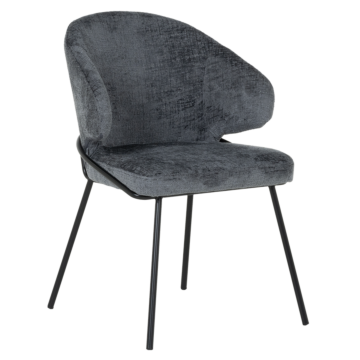 Трапезен стол RENO - сиво-син (3532363)