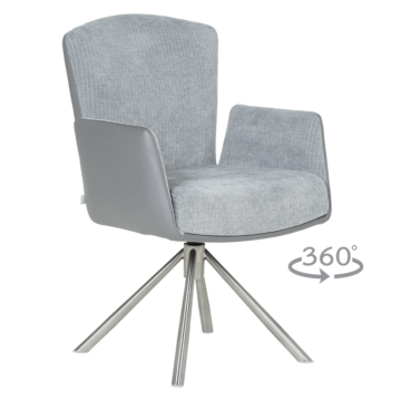 Трапезен стол SINDI - светлосив (3532272_1)