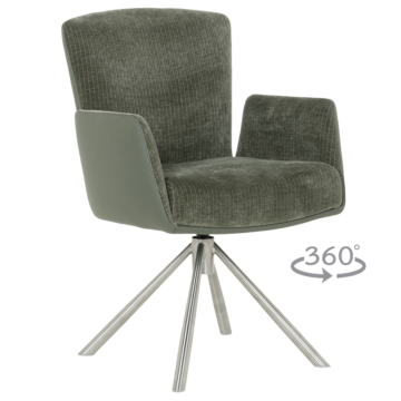 Трапезен стол SINDI - зелен (3532273)