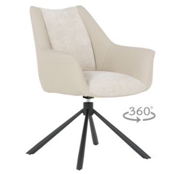 Трапезен стол TEMPE - шампанско (3532353)