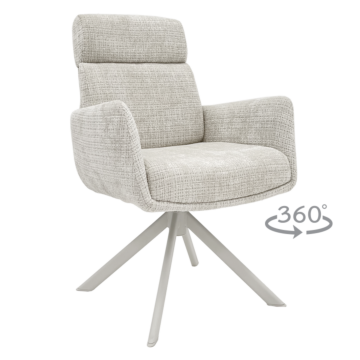 Трапезен стол TORVA 6 - бял 01 (3532290)