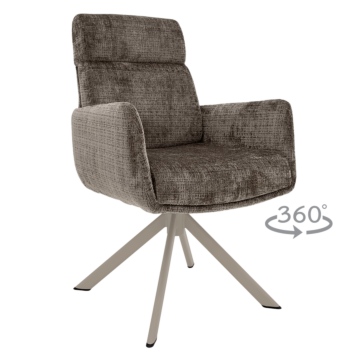 Трапезен стол TORVA - бежов 24 (3532292)