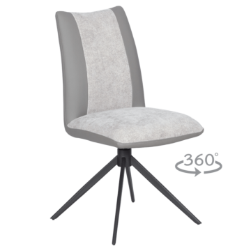 Трапезен стол TULSA - светлосив (3532360)