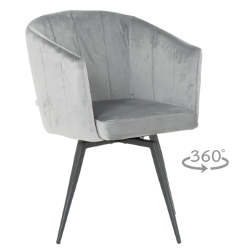 Трапезен стол VENICE - светлосив (3532130_1)