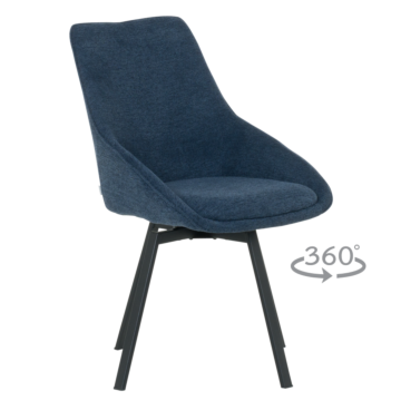 Трапезен стол WIGAN - син BF 5 (3532083_3)