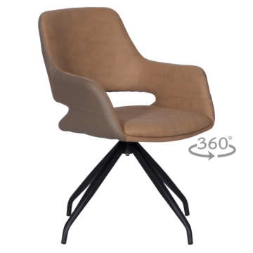 Трапезен стол WINSLOW -  златно кафяв SF 2 (3532036_2)