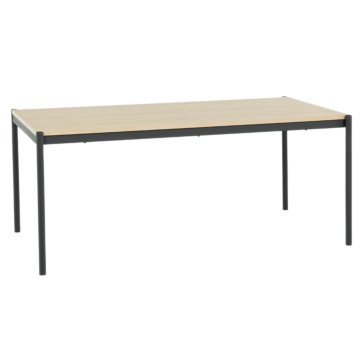 Трапезна маса KIRUNA - бук / черно (3531063)