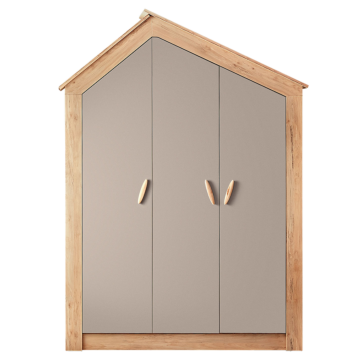 Трикрилен детски гардероб MY HOUSE (3575055)