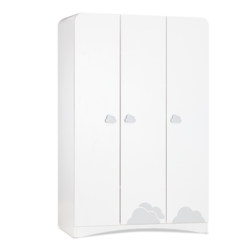 Трикрилен детски гардероб PORI (3575403)