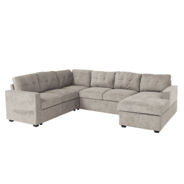 Ъглов разтегателен диван IKELA - бежов (3551555)